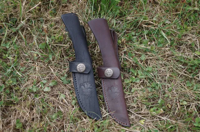 teckel-zubeh-r-lederscheide-marder-d2-leder-schwarz image 1