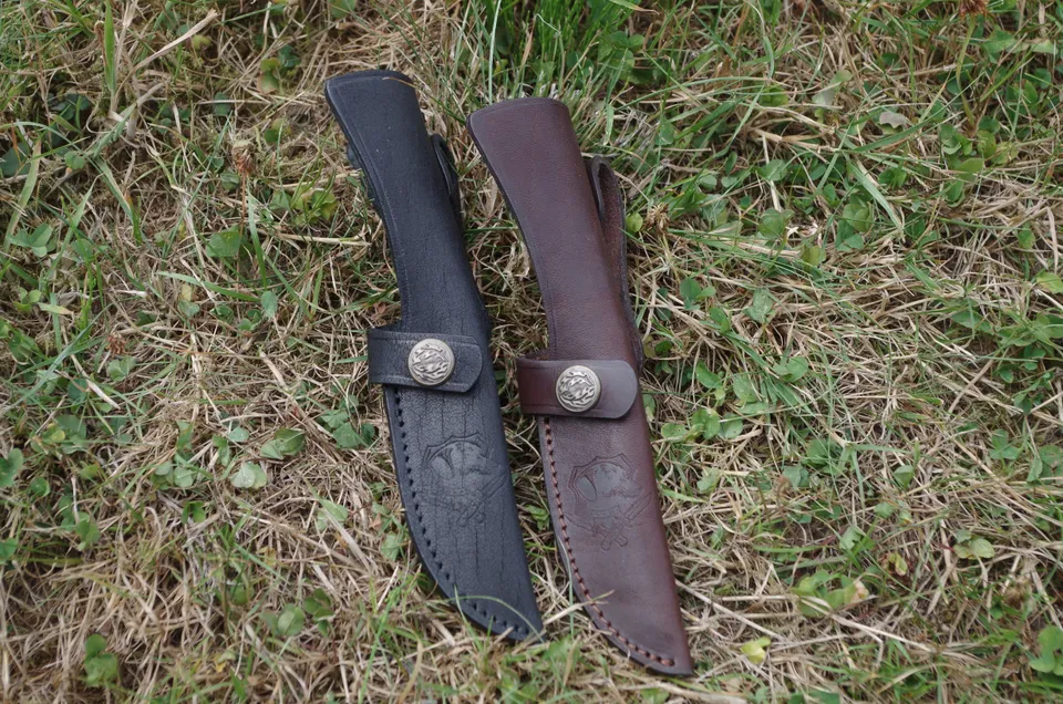 teckel-zubeh-r-lederscheide-marder-d2-leder-schwarz image 1