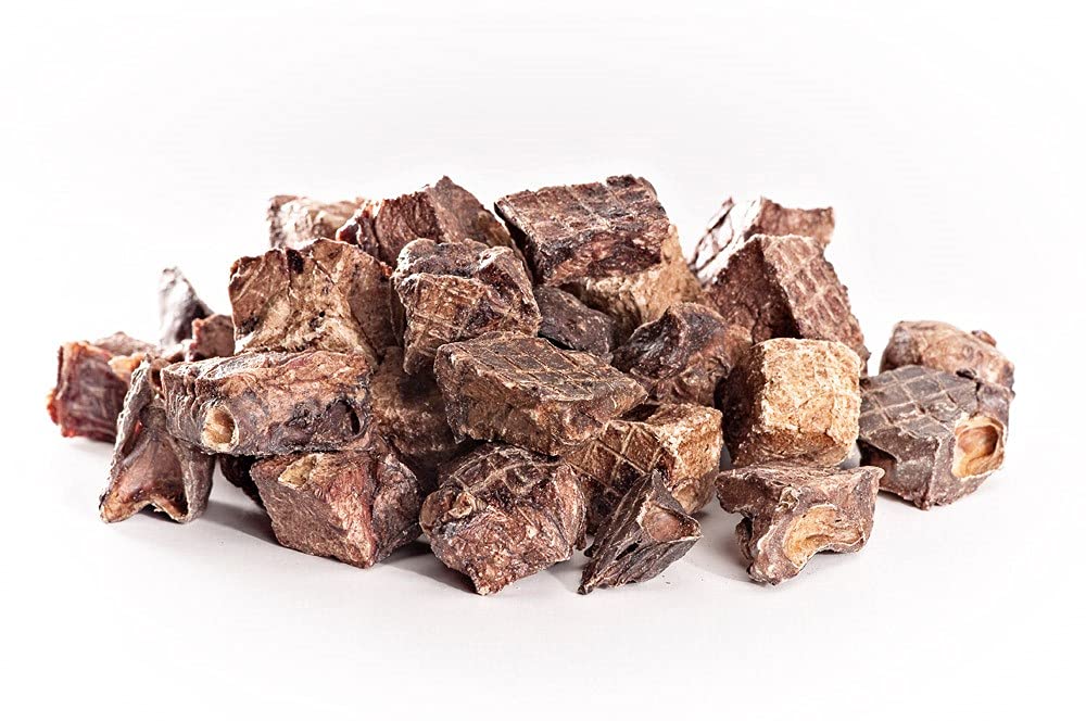 farm-land-hundebedarf-hirsch-lungenw-rfel-hundesnack-100g-weich image 1