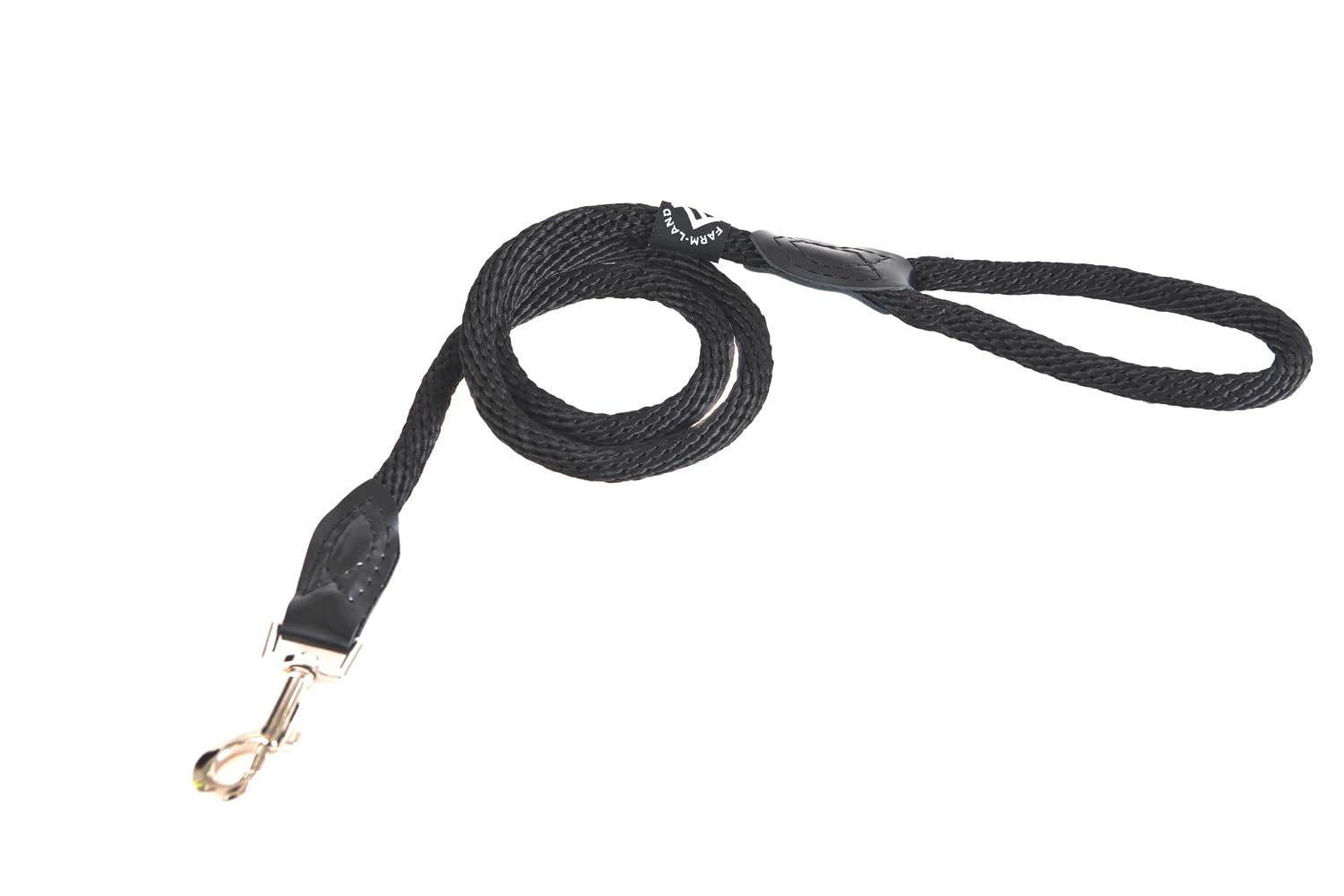 farm-land-hundebedarf-hundeleine-m-120-cm-schwarz-f-hrleine image 1