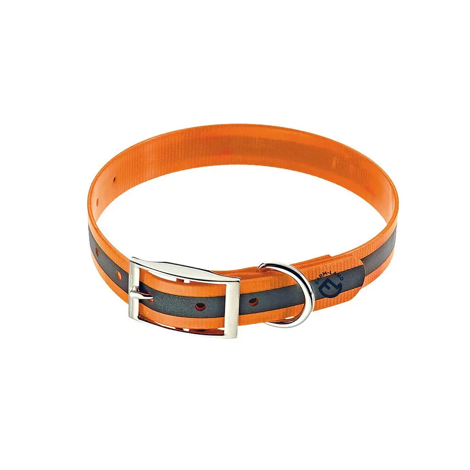 farm-land-reflektor-hundehalsband-signalorange-50-cm-pvc image 1