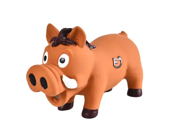 farm-land-hundebedarf-latex-schwein-s-hundespielzeug-mit-hupe image 1
