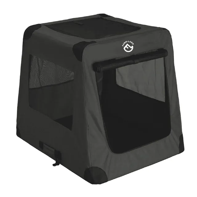farm-land-hundebox-auto-faltbar-gr-n-l-82x58x68-cm image 1