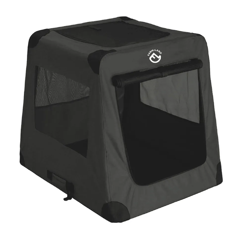 farm-land-hundebox-auto-faltbar-gr-n-l-82x58x68-cm image 1