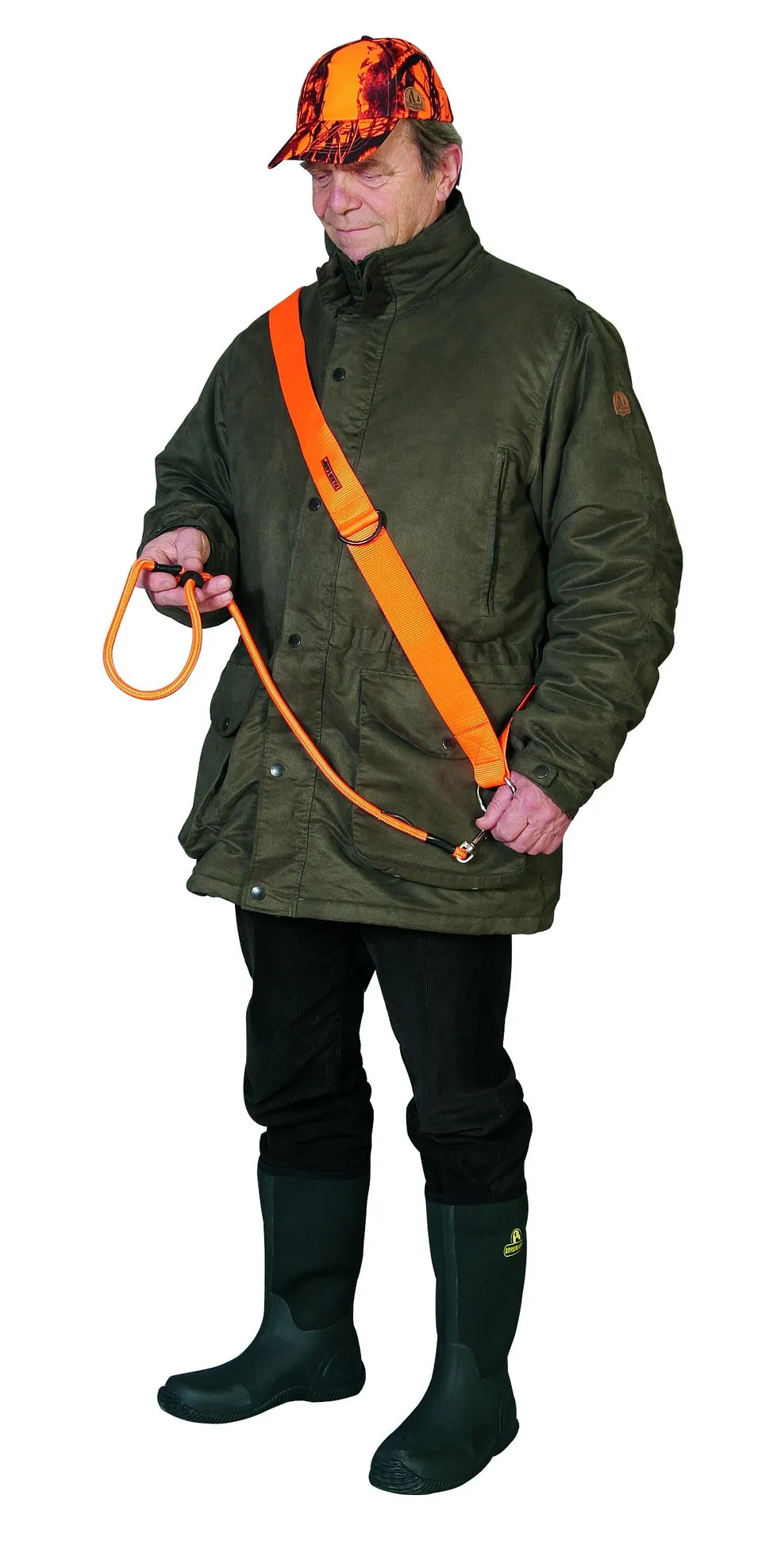 farm-land-bergehilfe-umh-ngeleine-orange-140-cm-signal image 1